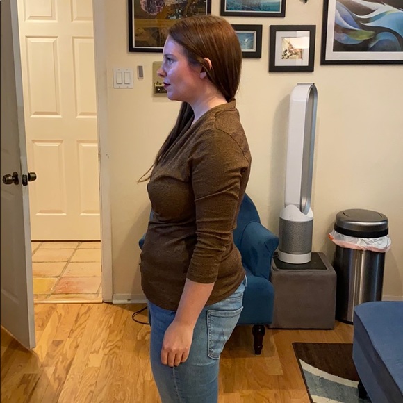 Michael Stars Enjoy top in golden brown - Picture 2 of 8